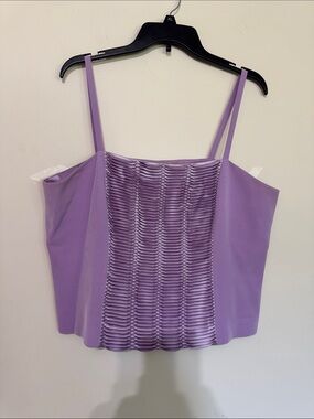 Smocked Lavender Spaghetti Strap Camisole